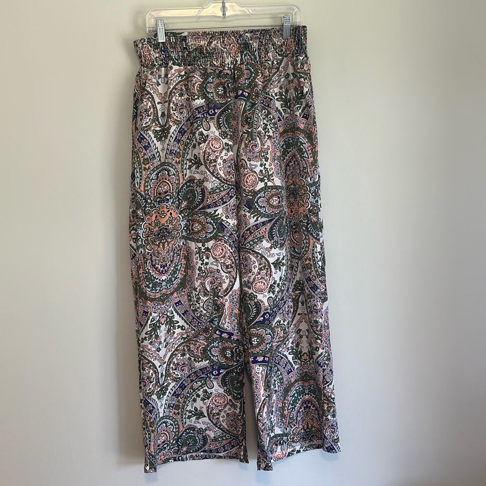 Bohemian wide leg pants